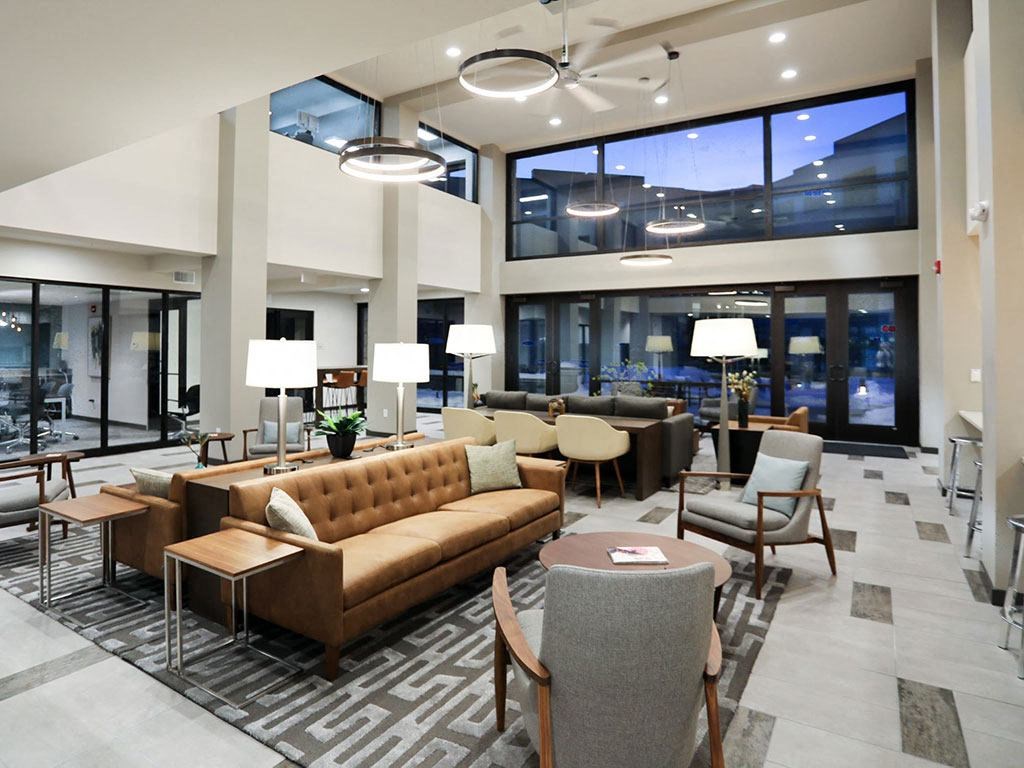 Lobby Area at Avenue C, Billings, 59102