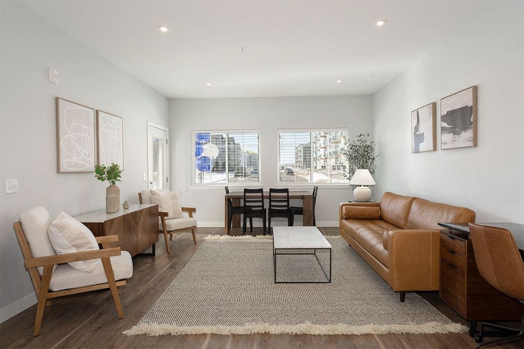 Living room areaat The Expo Apartments, Montana