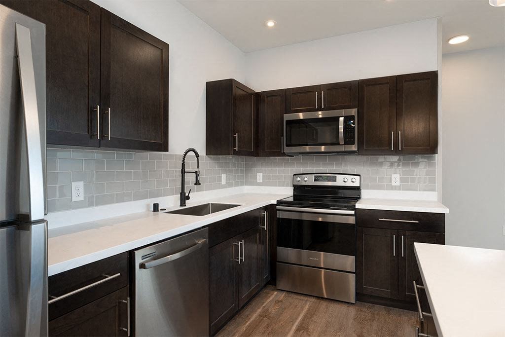 Kitchen gallery at The Expo Apartments, Billings, Montana