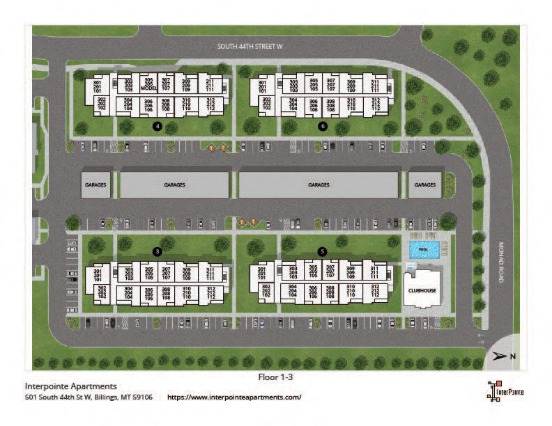 Overview at The Expo Apartments, Billings, MT, 59106