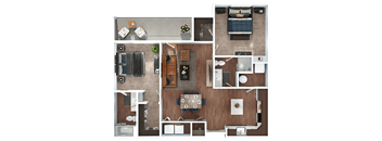 2 bed 2 bath at The Expo Apartments, Billings, MT, 59106