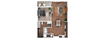 1 bed 1 bath Aat The Expo Apartments, Montana, 59106