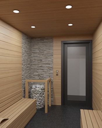 Sauna Room Sauna Room at The Expo, Billings, MT, 59106 - Photo Gallery 5