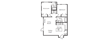 C Floor Plan at West Village at Four Points, Bozeman, MT