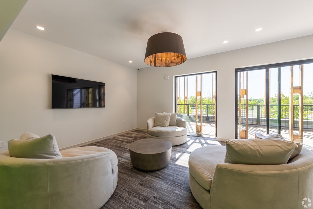 Sky Lounge at Park77 Apartments, Cambridge, Massachusetts