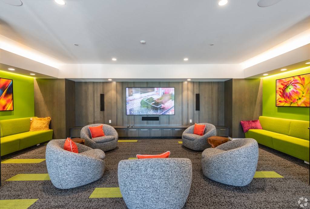 Movie theatre at Park77 Apartments, Cambridge, MA, 02138