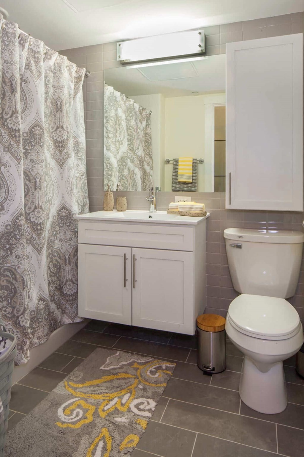 Custom Vanity Lighting in Bathrooms at 603 Concord, Cambridge, MA 02138