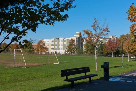 Beautiful Landscaping and Park-like Setting at Park87, Cambridge, MA