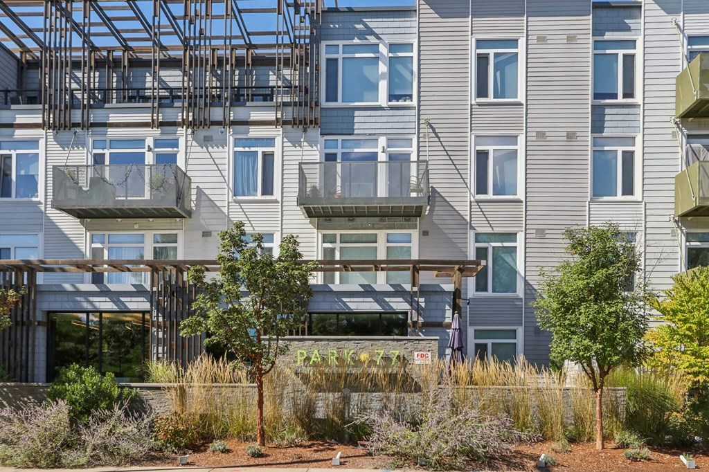 Exterior view of the property at Park77 Apartments, Cambridge, 02138