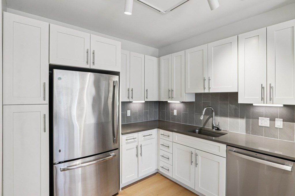 Beautiful Kitchen with appliances at Park77 Apartments, Massachusetts, 02138