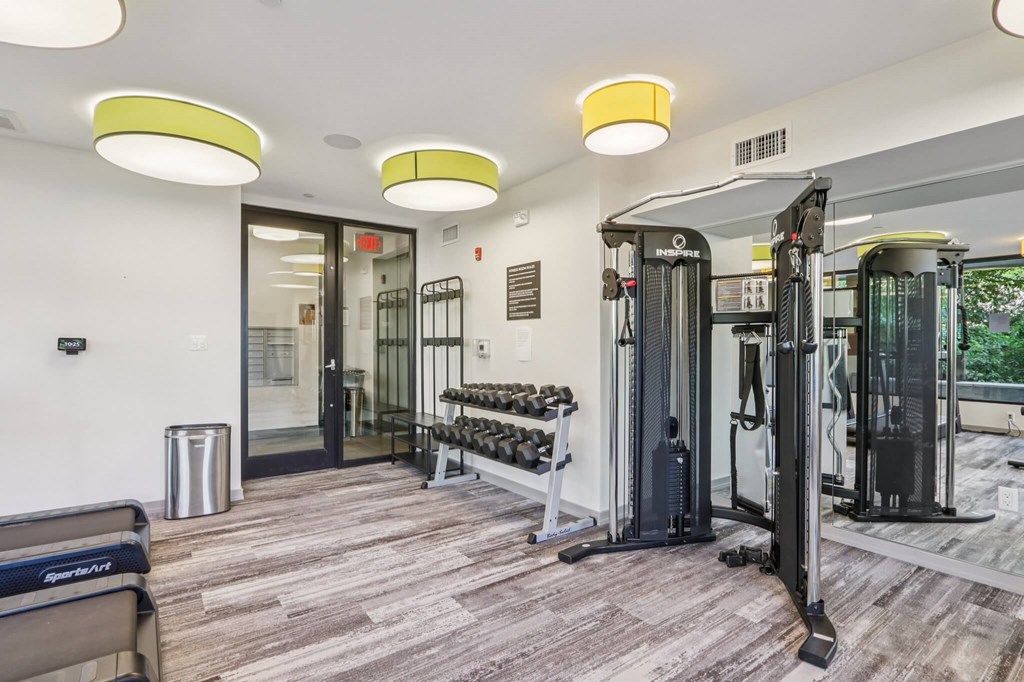 Gym at Park77 Apartments, Cambridge, 02138