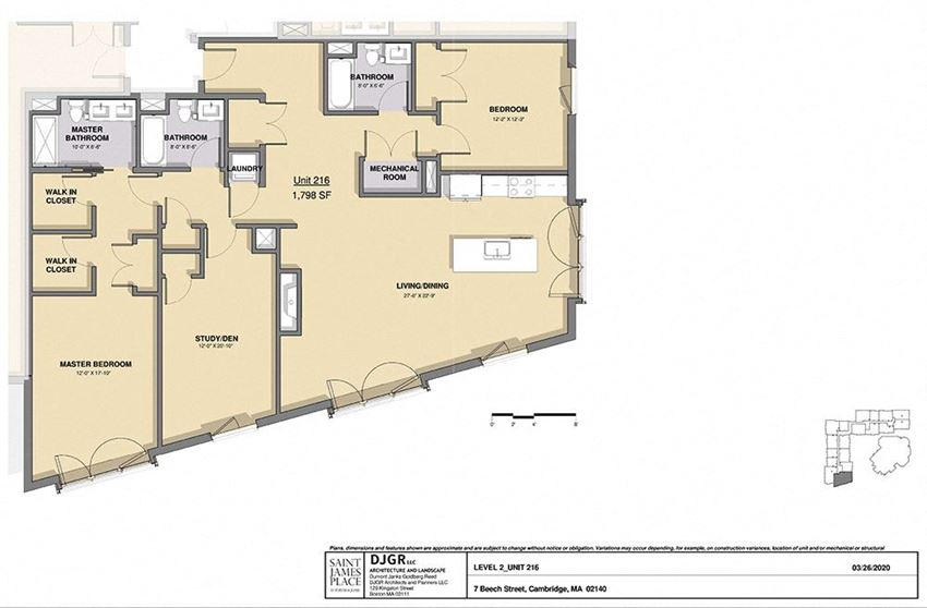 2 Bedroom 3 Bathroom Plus