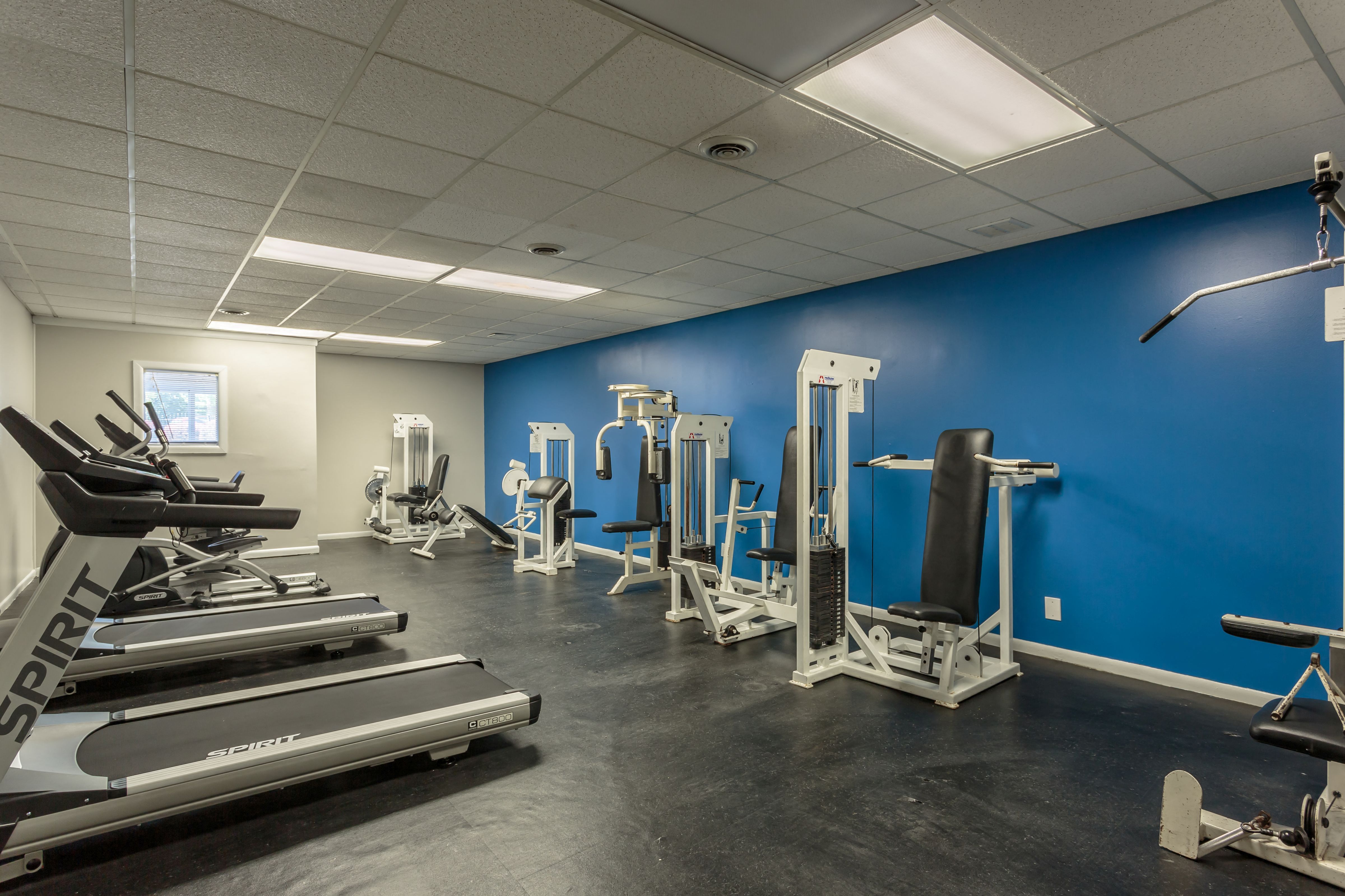 Modern Fitness Center at Highland Club Apartments, Watervliet, NY 12189