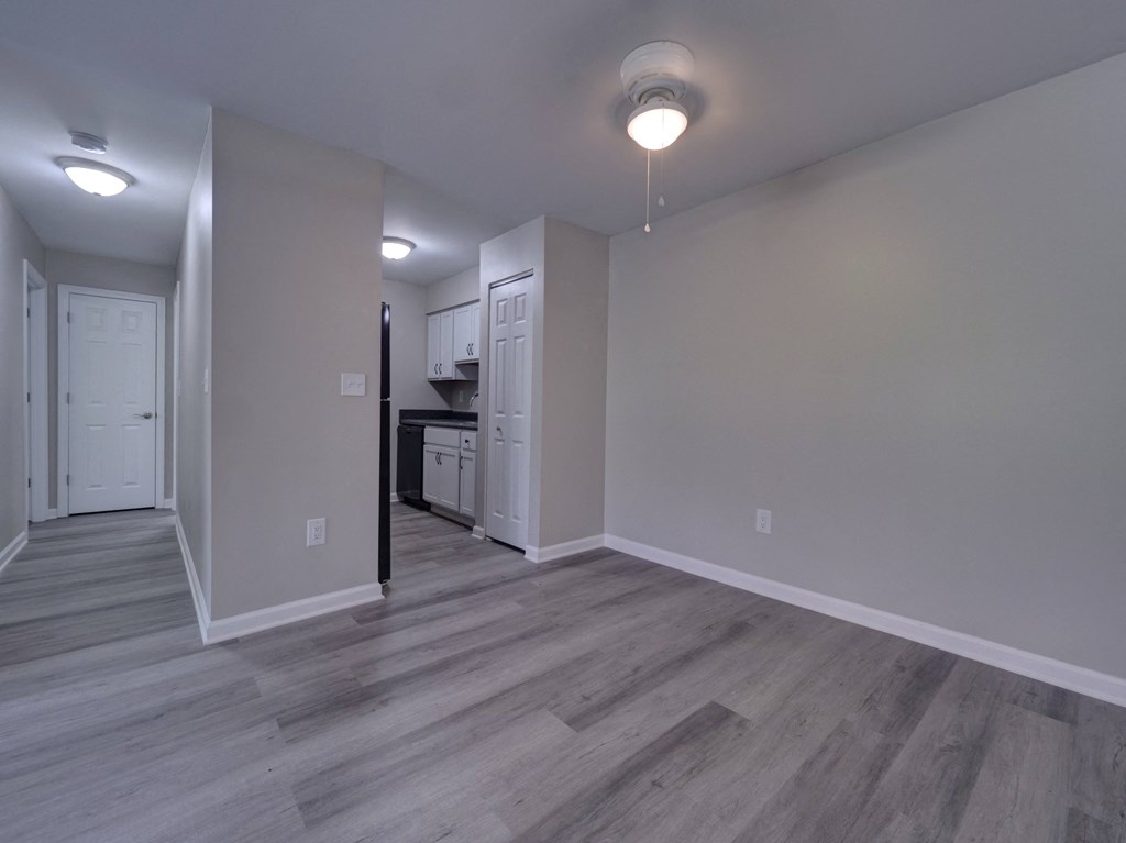 Empty Bedroom at Highland Club Apartments, Watervliet, NY 12189