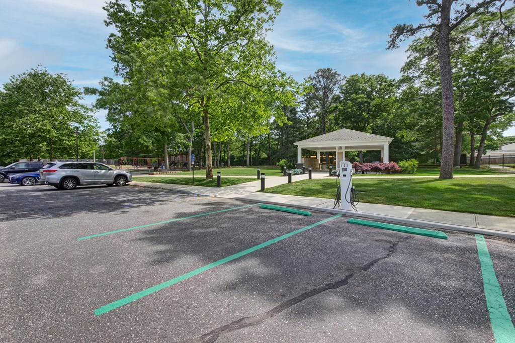 Parking Lot at Oakview Apartments, Coram, 11727