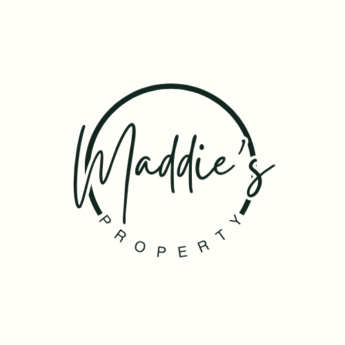 A logo for Maddie