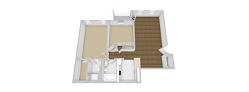 bedroom floor plan an in 2d