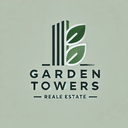 A logo for Garden Towers Real Estate is displayed.