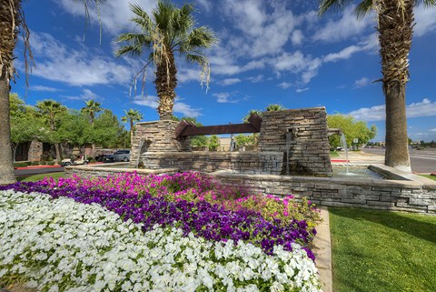 Beautiful Entrance at San Clemente Apartments, Gilbert, AZ