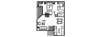 1 Bedroom - Large