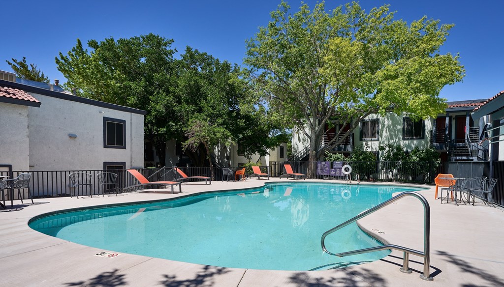 our apartments have a large resort style swimming pool