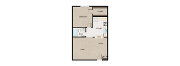 1 Bedrooom - Small