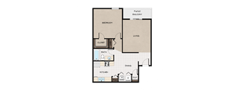 1 Bedroom - Large