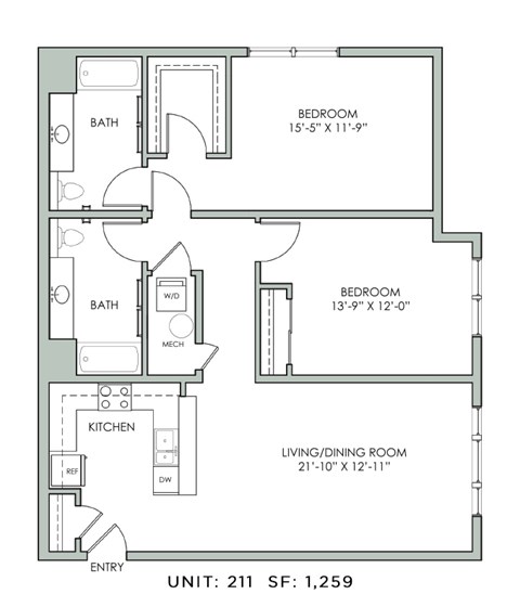 60 Greybarn Lane 1-2 Beds Apartment for Rent - Photo Gallery 10