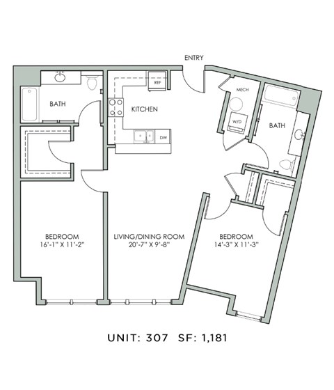 60 Greybarn Lane 1-2 Beds Apartment for Rent - Photo Gallery 14