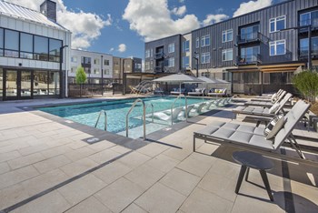 pool with sundeck and lap lane pool with sundeck and lap lane at Clovis Point, Longmont, 80501 - Photo Gallery 3