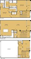 2 Bedroom 2 Bathroom D Floor plan 2 Bedroom 2 Bathroom D Floor plan at The Kelley, Ft. Worth