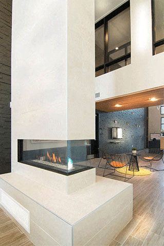 Fireplace Lounge at Cycle Apartments, Ft. Collins, CO, 80525