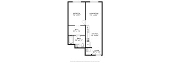 1 Bed - 1 Bath (A1)