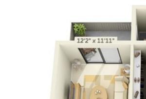 Zinfandel Village Apartments 3x2 Floor Plan 1022 Square Feet