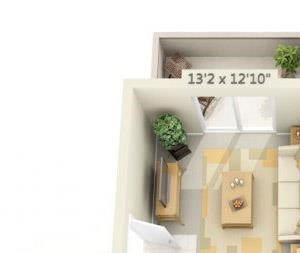 Stanford Heights Apartments Arlington 1x1 Floor Plan 623 Square Feet