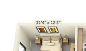 Pepperwood Apartments 1x1 Floor Plan 610 Square Feet