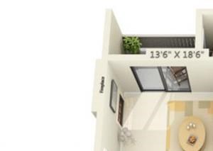 Pheasant Pointe Apartments Magnolia 2x1 Floor Plan 860 Square Feet
