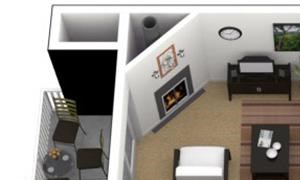 Hunt Club Apartments 1x1 Lrg. Floor Plan 637 Square Feet