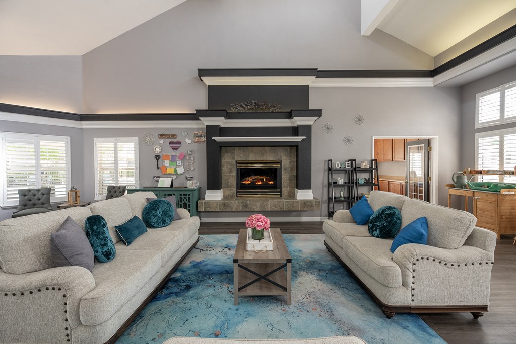 Canterbury Downs model clubhouse lounge, Roseville, CA, 95678