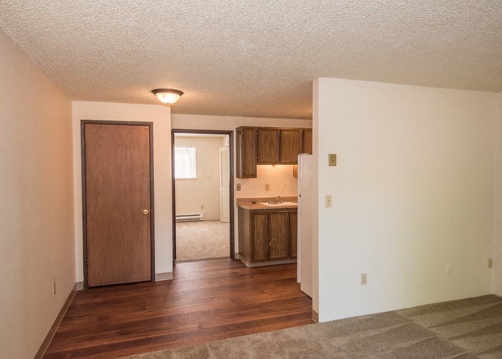 Cedar Lane Vacant Apartment Dining Room