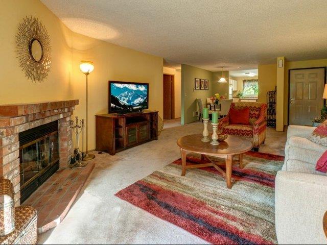 Chambers Creek Model Apartment Living Room