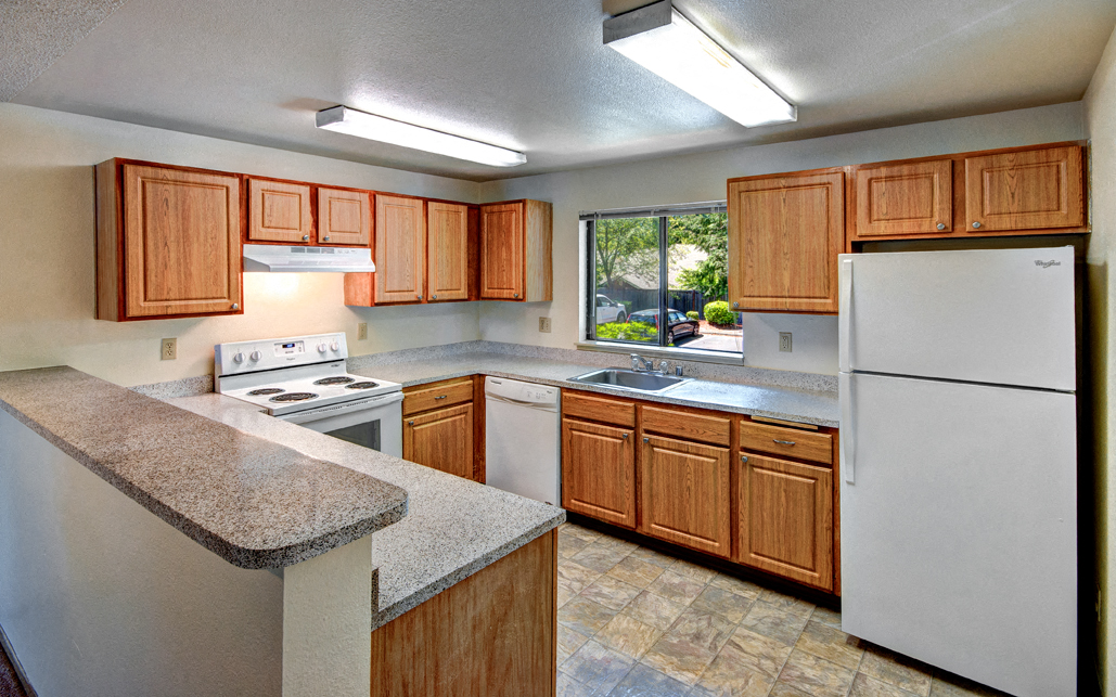 Apartment Upgraded Kitchen at Chambers Creek Estates, WA 98467 