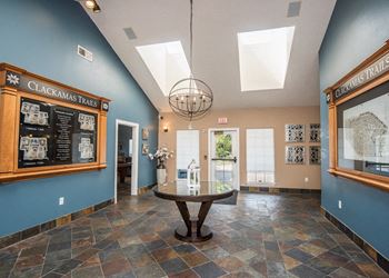 Clubhouse Foyer at Clackamas Trails Apartments, Portland
