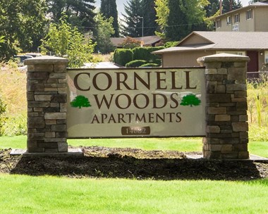 Cornell Woods Property Entry Monument Sign