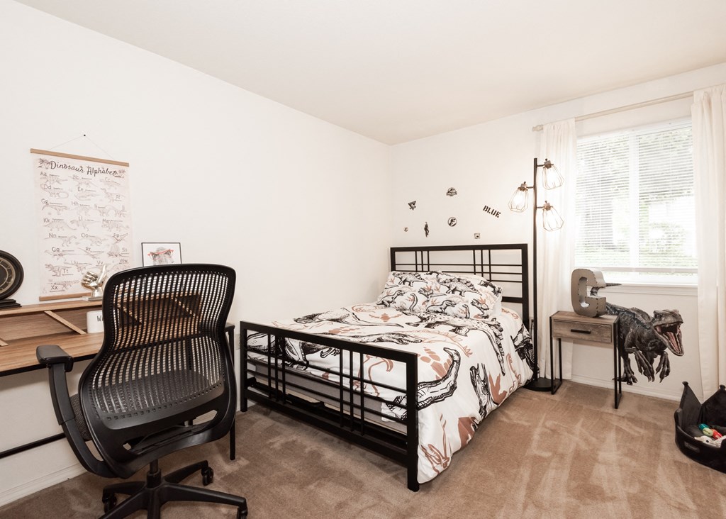 Creekside Village model second bedroom