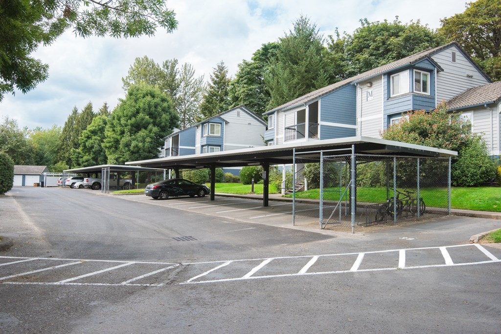 Creekside Village Parking Lot and Bike Cages