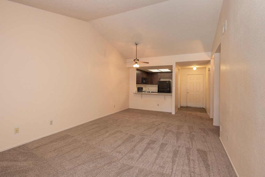 vacant kitchen entry view at Delta Pointe Apartments, California, 95833