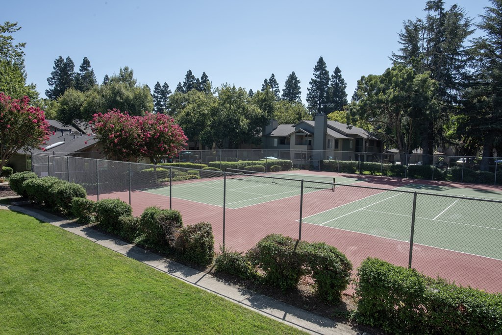 sports court at Delta Pointe Apartments, Sacramento, 95833