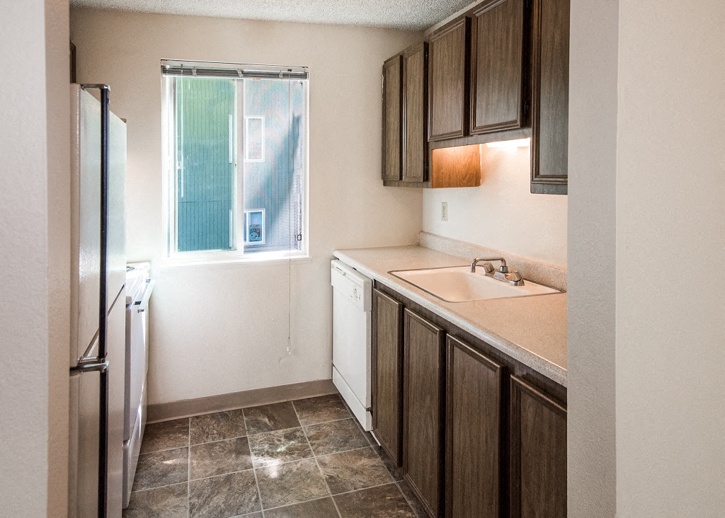 Garden Glen Vacant Apartment Kitchen & Window