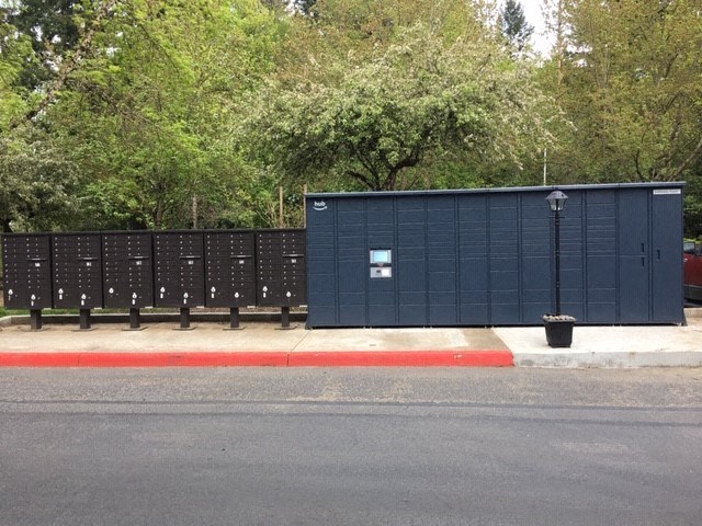 Hathaway Court 24 Hour Package Lockers at Hathaway Court Apartments, Oregon